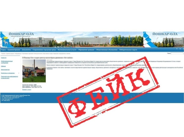 В этом году в Марий Эл выявлено 17 уникальных фейков