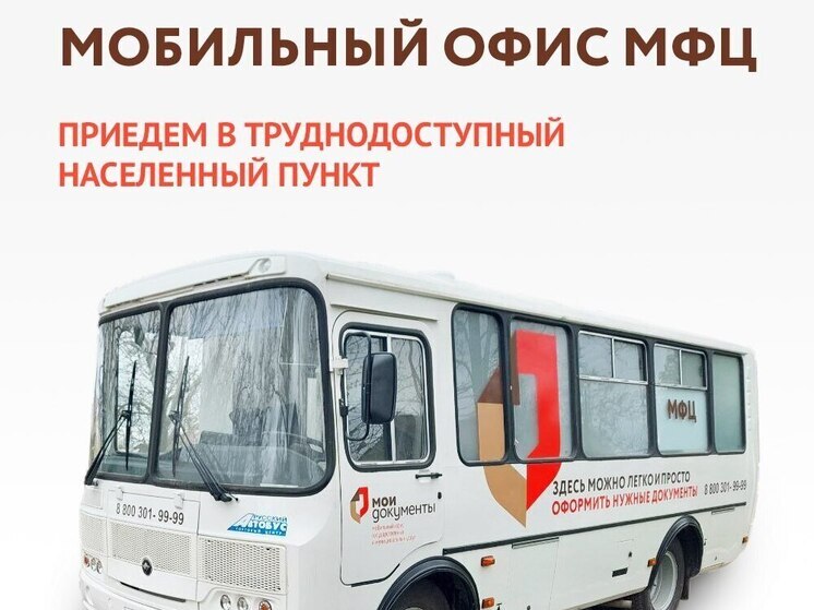 Мобильный офис МФЦ посетит несколько округов Херсонской области