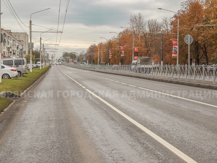 В Брянска завершается капремонт Московского проспекта