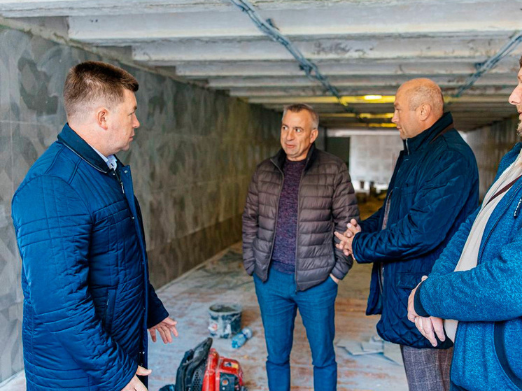 Ремонт липецкого подземного перехода на площади Металлургов близится к завершению