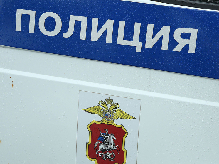 Полицейский автомобиль загорелся у здания ОМВД на юго-востоке Москвы