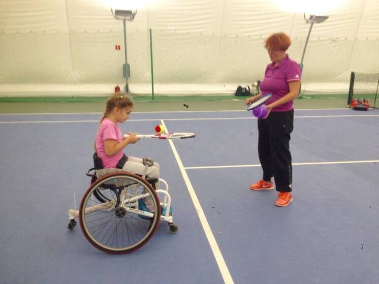 В Осетии открыли секцию по большому теннису на колясках детей и молодежи