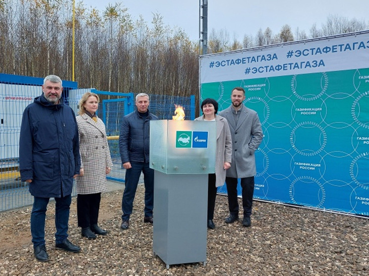 В новгородскую деревню Заполек протянули газопровод