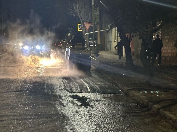 В Кисловодске выполнили почти 1000 квадратных метров ямочного ремонта