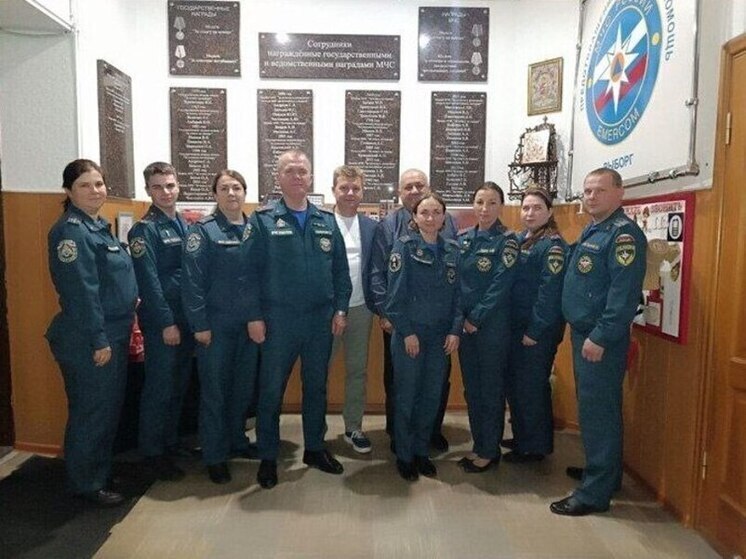 В Выборгском районе прошла встреча с ветеранами пожарной охраны