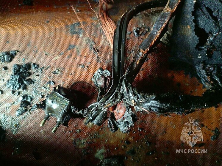 В Курской области загорелся дом из-за зарядного устройства