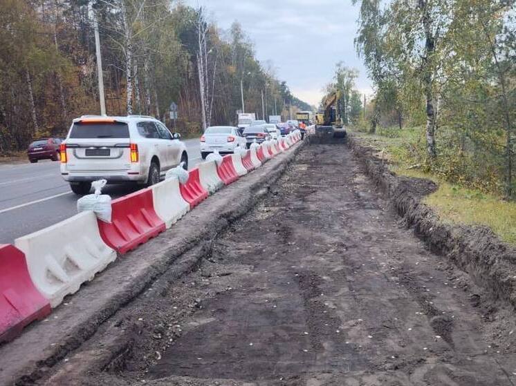 В Воронеже начали расширять участок дороги от Минской-Остужева до Димитрова