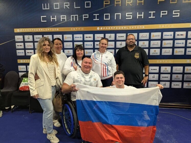 Тамбовский богатырь Константин Мацнев завоевал три медали на чемпионате мира по парапауэрлифтингу