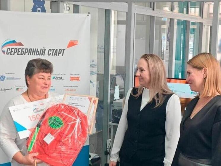 Второе дыхание после шестидесяти: в Тамбове вручили грант победителю программы «Серебряный старт»