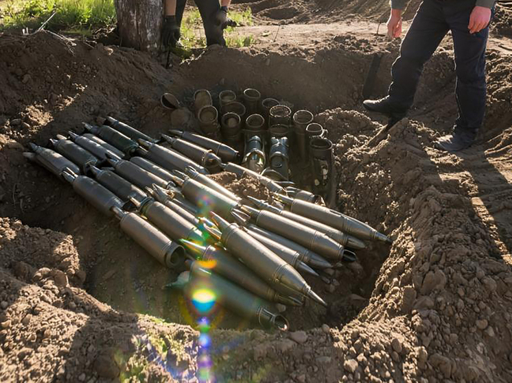 У нового военного госпиталя на Камчатке откопали старые снаряды