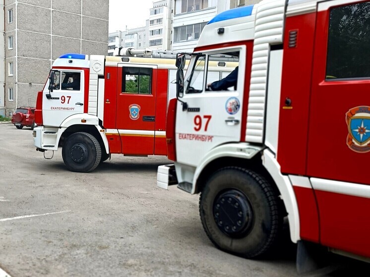 В Екатеринбурге на дороге сгорел ВАЗ-1111