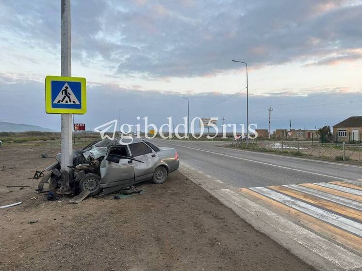 Пожилой водитель погиб в Дагестане, уснув за рулем
