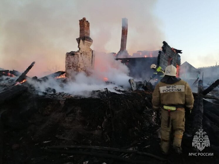 Три ребенка погибли в Забайкалье во время пожара