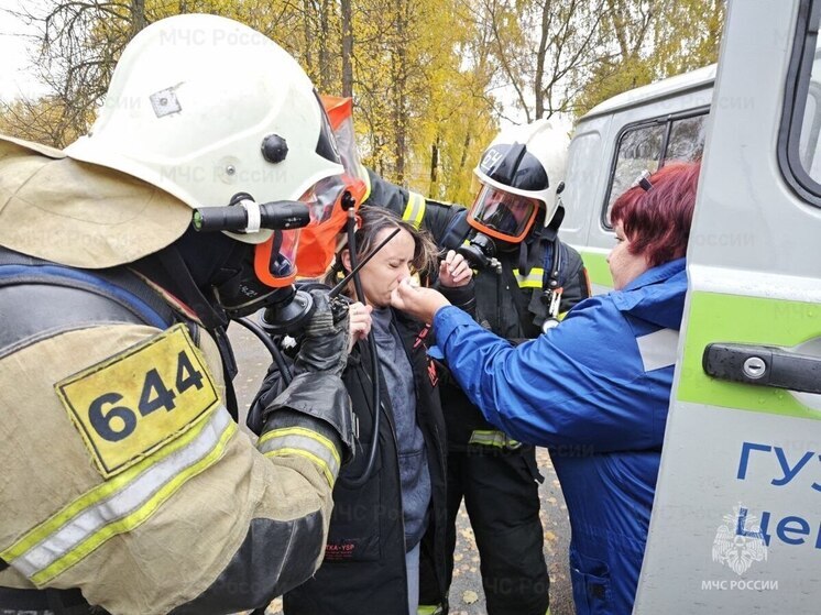 Спасатели провели большие учения в Тепло-Огаревском районе