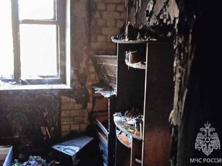 В высотном доме на проспекте Текстильщиков в Иванове сгорела квартира