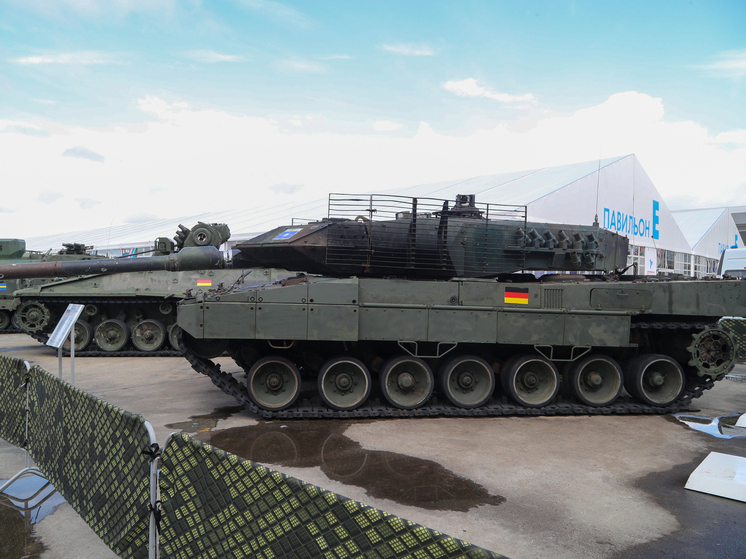 Немецкий танк Leopard уничтожен российскими дронами-камикадзе в ДНР