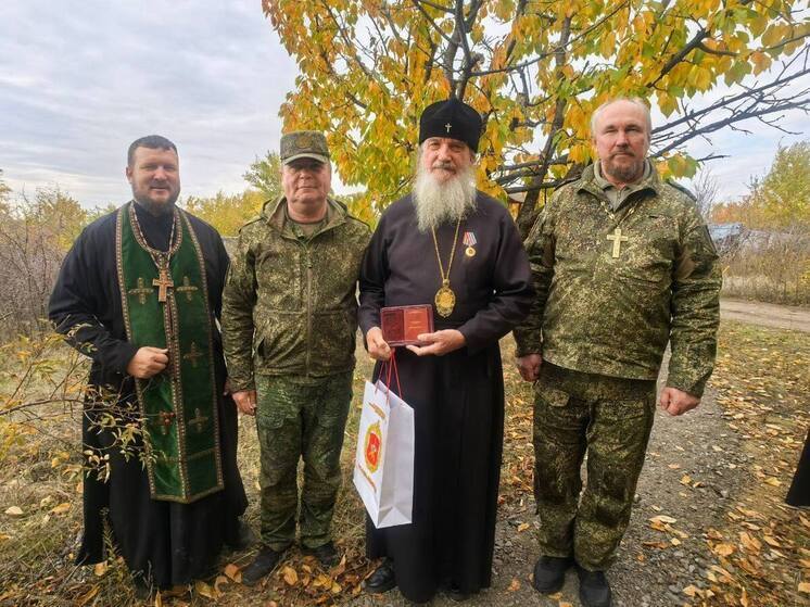 Митрополит Оренбургский и Саракташский награжден медалями