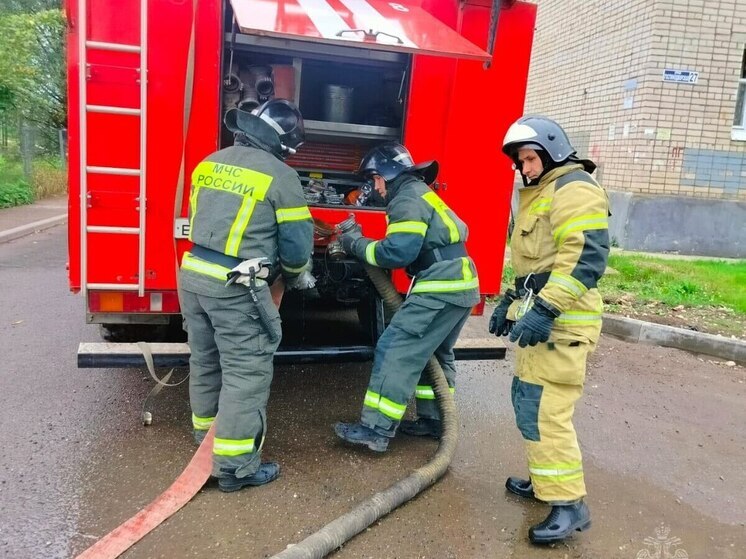 Пожарные спасли жилой дом и сарай в деревне Куклино Солецкого округа
