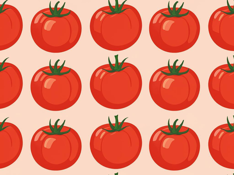 Томатный принт стал главным модным трендом 2025 года