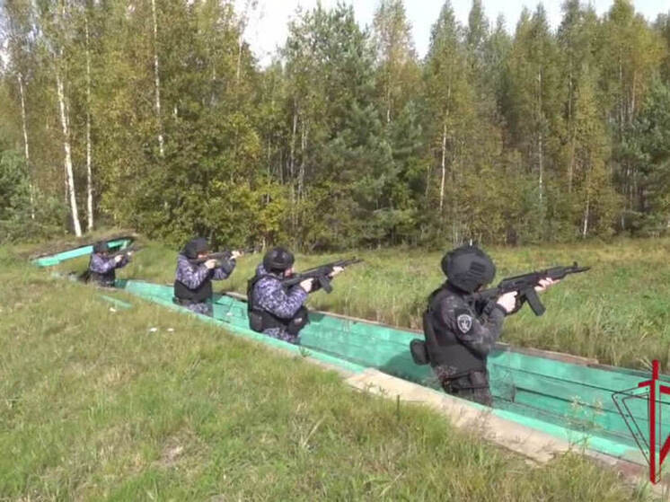 Росгвардия Петербурга продемонстрировала огневую подготовку против БПЛА