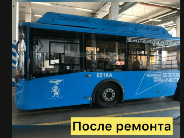 После дрона: белгородская ЕТК показала результат ремонта автобуса