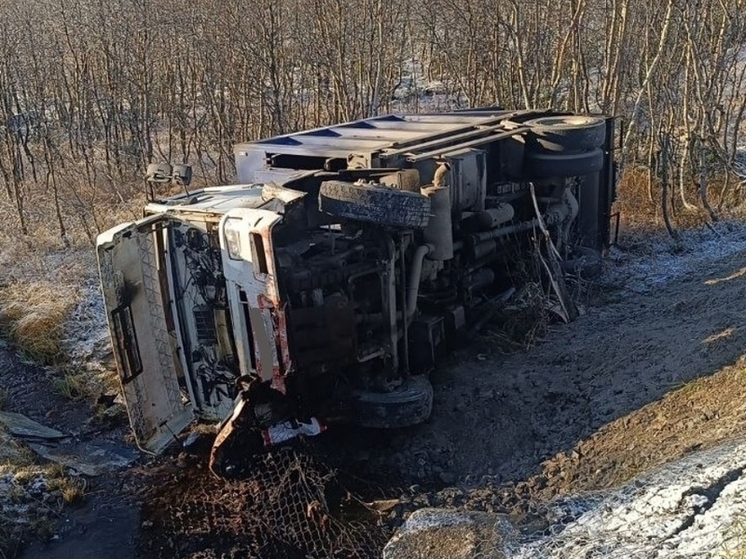 Два человека пострадали в результате ДТП с КамАЗом на дороге Р-21 «Кола»