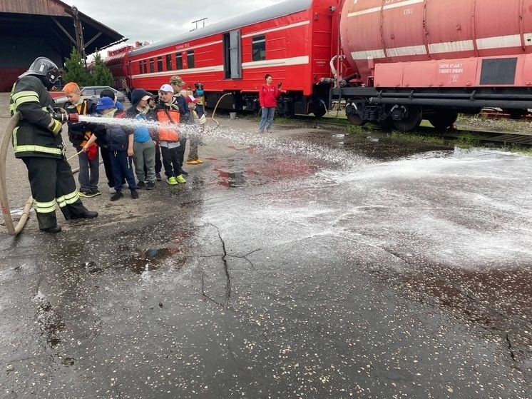 Пожарные поезда СЖД помогли ликвидировать 6 пожаров вблизи путей