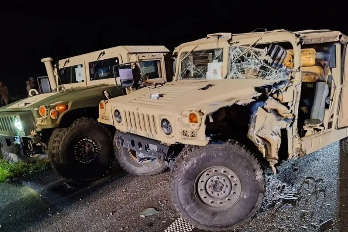 «Хаммеры» всмятку: колонна армии США попала в ДТП в Польше