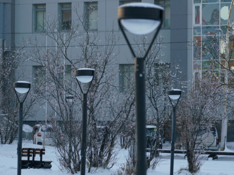 В парковых зонах Анадыря установили более 700 светильников
