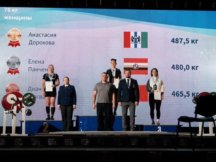 Железногорская спортсменка завоевала серебро Кубка России по пауэрлифтингу