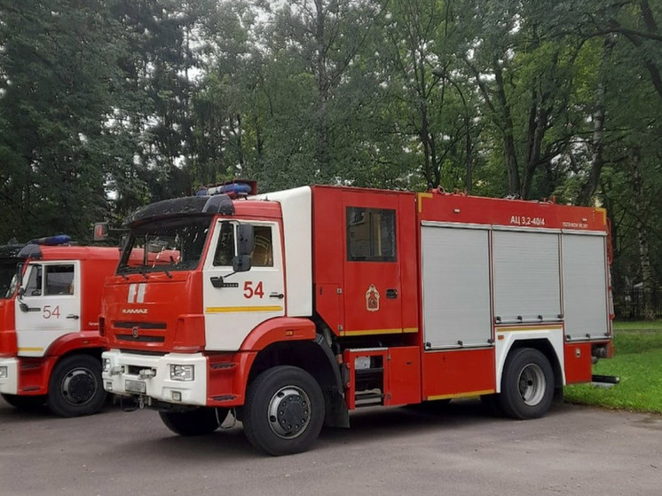 Пожарные эвакуировали двух человек в жилом доме Ковдора