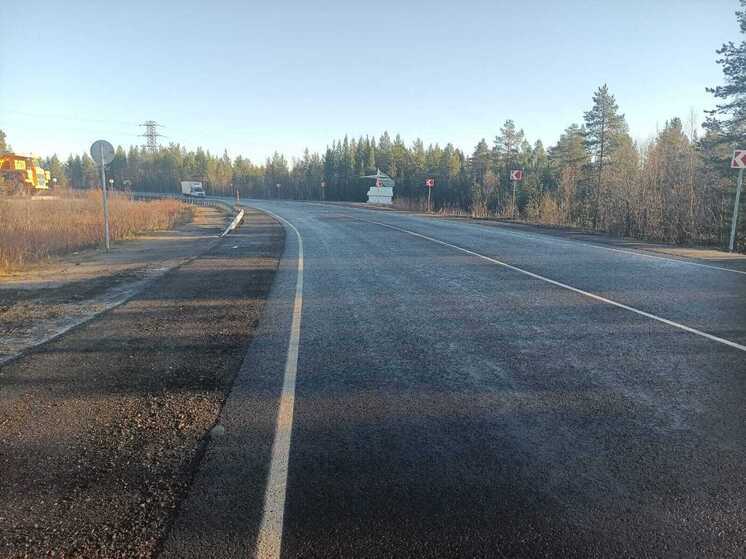 Единственную дорогу к Оленегорску привели в порядок