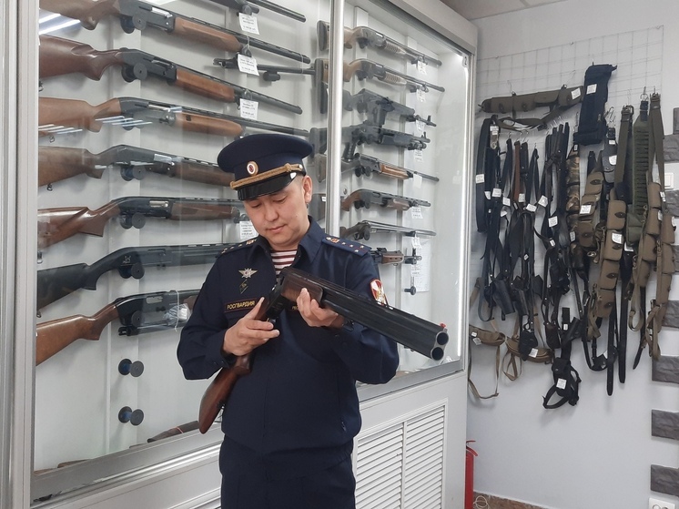 В Бурятии сотрудники Росгвардии за неделю изъяли 29 единиц оружия