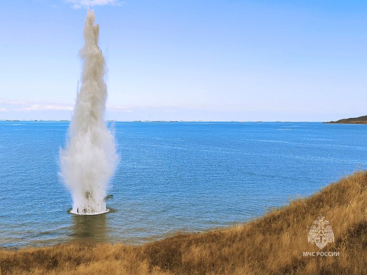 В Азовском море уничтожили боеприпасы времен Великой Отечественной войны