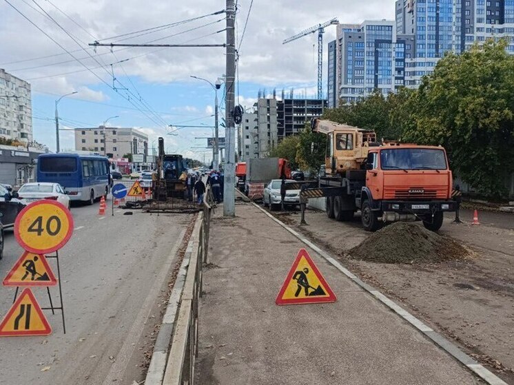 В Краснодаре ремонт дороги на Красных Партизан завершат в течение недели