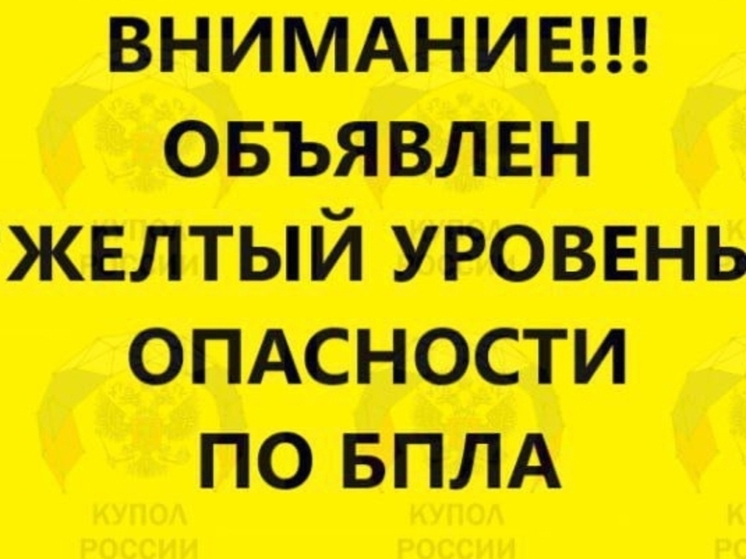 Желтый уровень опасности БПЛА объявили на Дону 21 октября
