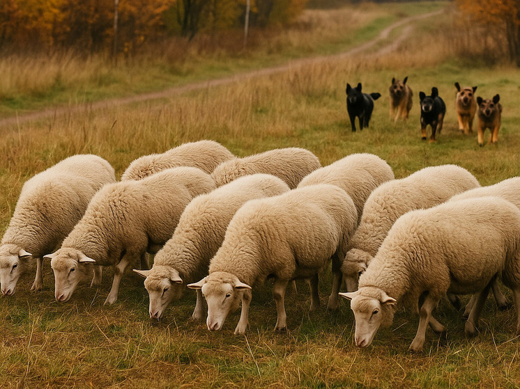 Стая безнадзорных собак загрызла восемь овец в Чебоксарском округе