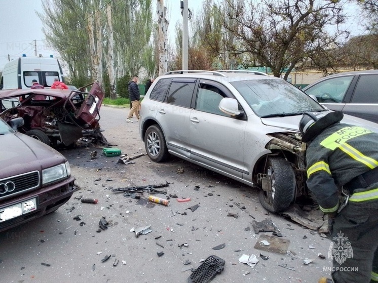 В Скадовске разбились два автомобиля