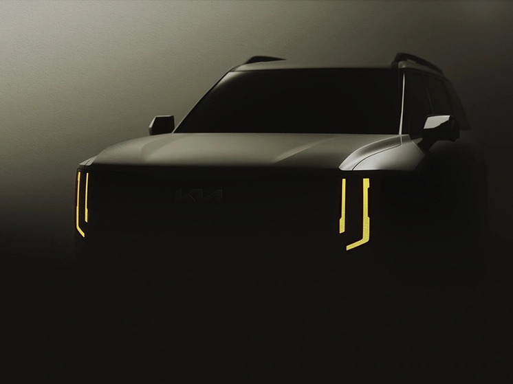 Появились кадры новых кроссоверов KIA Telluride: авто сняли на официальное видео