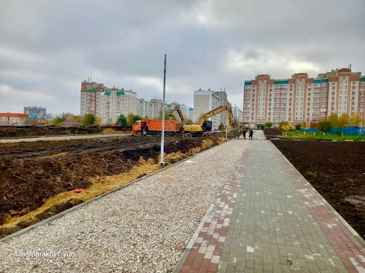 В Орле завершается строительство улицы Витольда Почернина