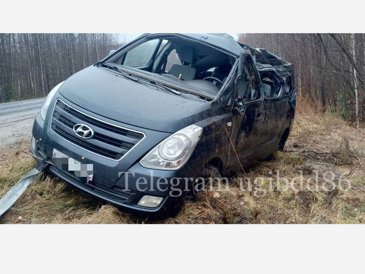 Три человека травмированы в результате съезда автомобиля в кювет под Нефтеюганском