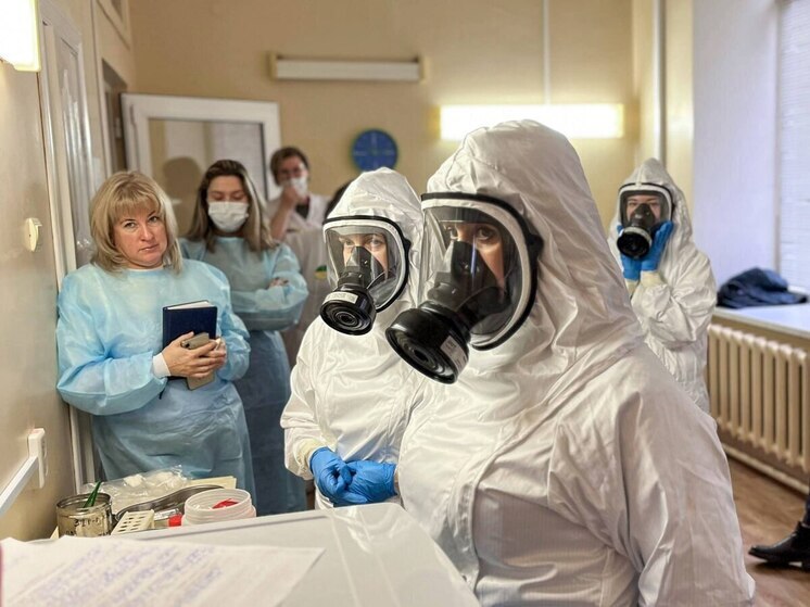 В Рязанской ОКБ им. Семашко прошли учения по борьбе с бубонной чумой