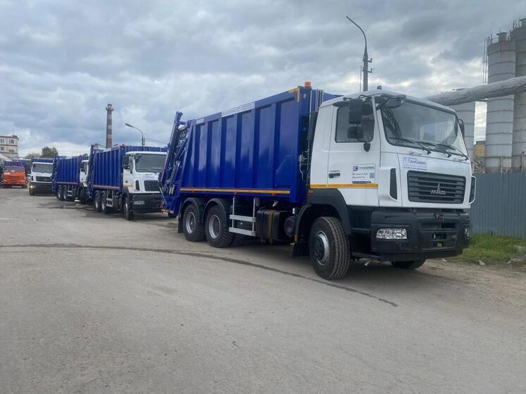 Новые мусоровозы в автопарке регионального оператора ООО «МСК-НТ»
