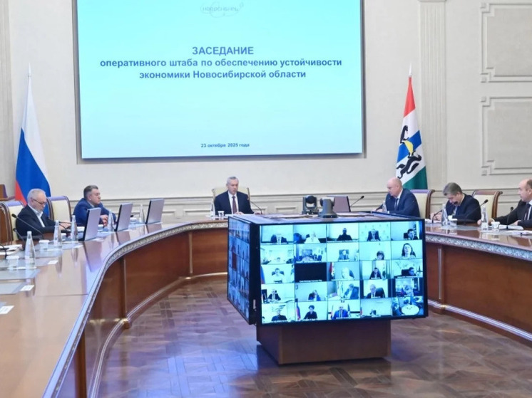 Губернатор Новосибирской области обсудил меры по стабилизации экономики и цен на топливо