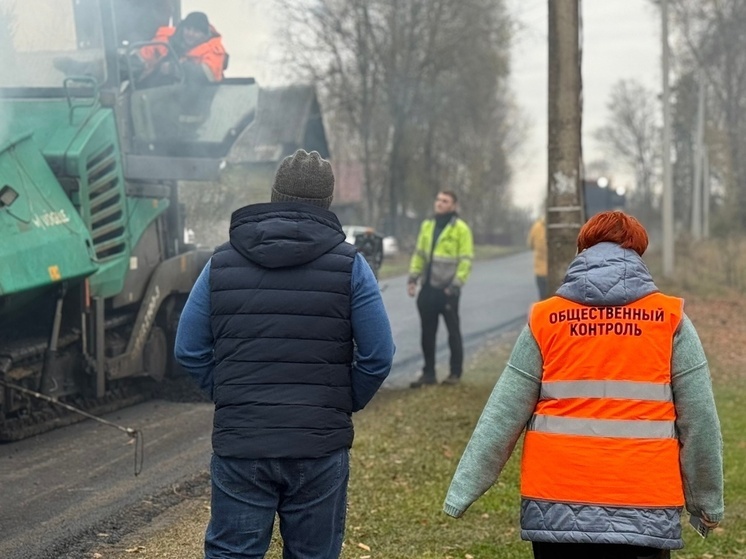 Дорожники начали ремонт дороги, соединяющей Крестцы и Мокрый Остров