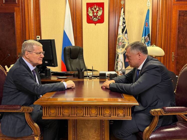 Юрий Чайка и Марат Хуснуллин обсудили реализацию нацпроектов в Пятигорске