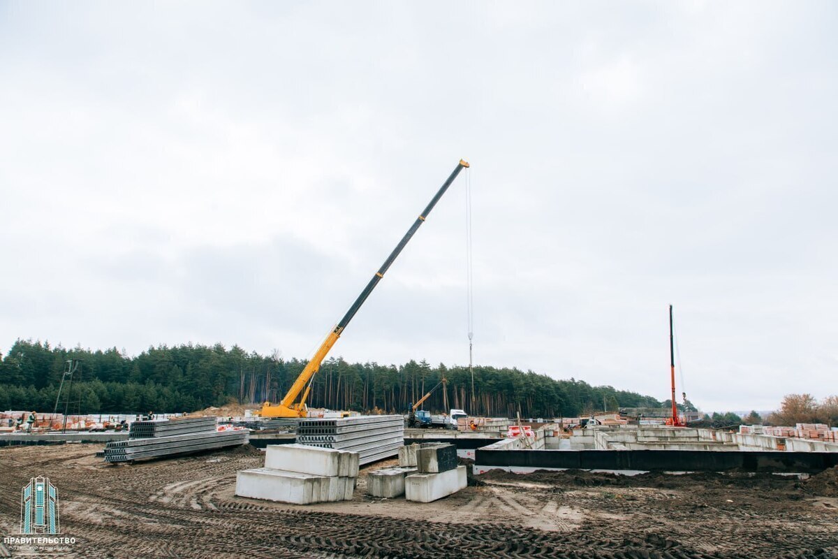 В селе Чуварлеи строится школа на 300 учеников