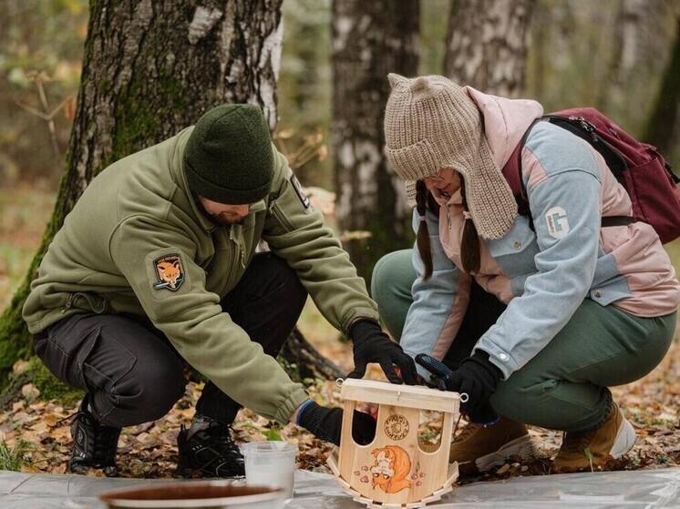 В Михайловской роще Томска открыли новый эко-комплекс для белок