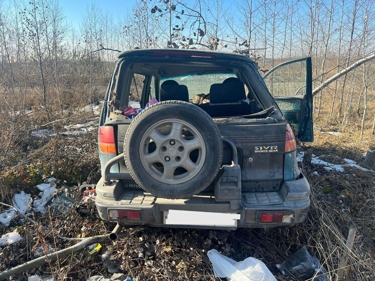 Водитель погиб после опрокидывания авто на трассе под Новосибирском