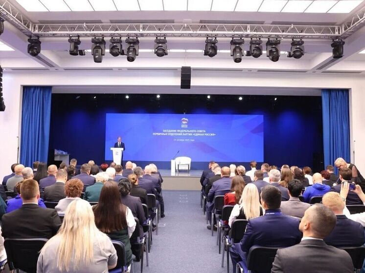 «Единая Россия» провела заседание федерального совета первичных отделений партии